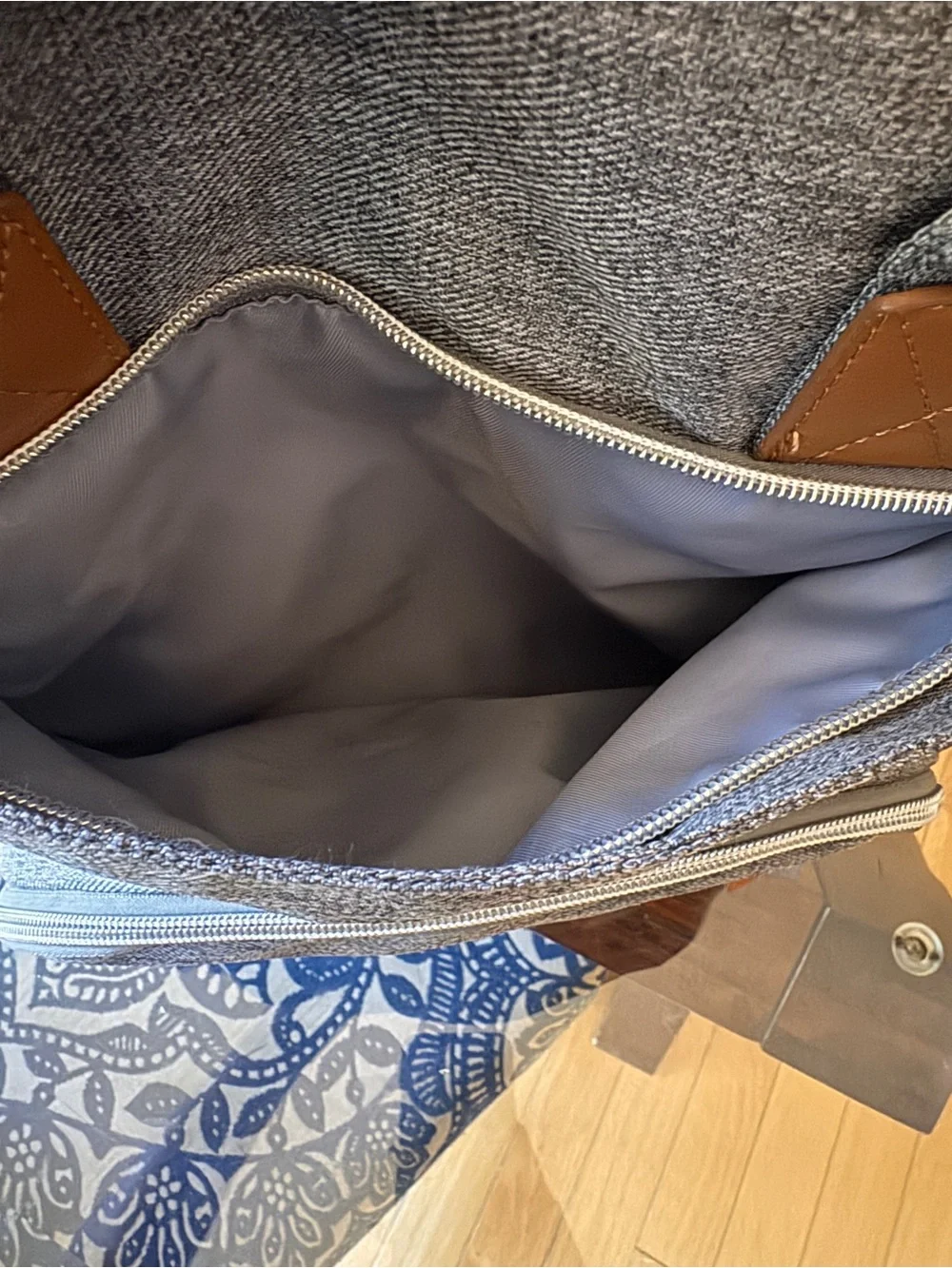 Gray Baby Diaper Backpack - Stylish Neutral Baby Bag